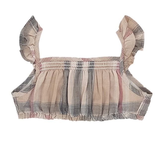 Burberry Brassiere Check Bebe Fille 9 Mois Chou De Chic