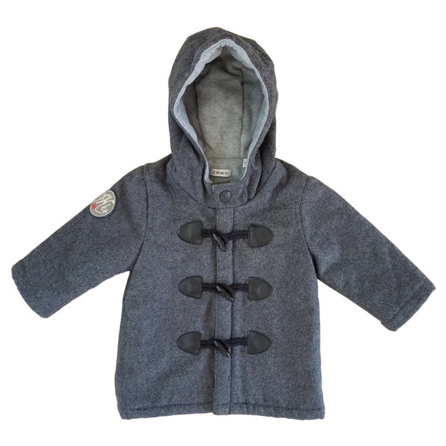 Ikks Bebe Manteau Gris Bebe Garcon 12m Chou De Chic