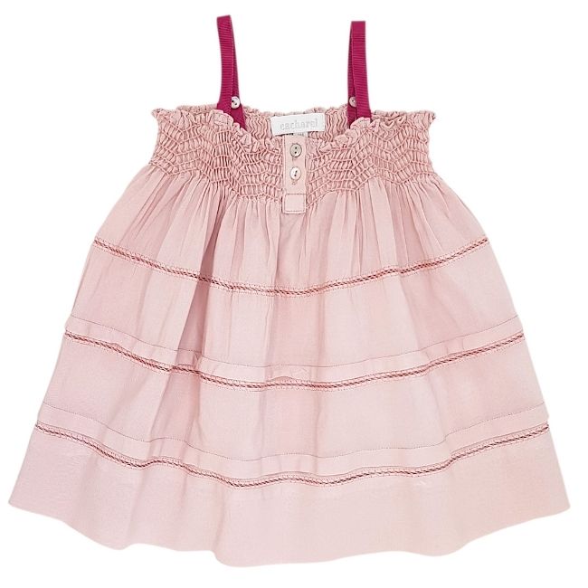 Cacharel Bebe Robe Vieux Rose Bebe Fille 3m Chou De Chic