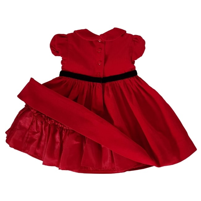 Ralph Lauren Bebe Robe De Noel Rouge Fille 6m Chou De Chic Chou De Chic