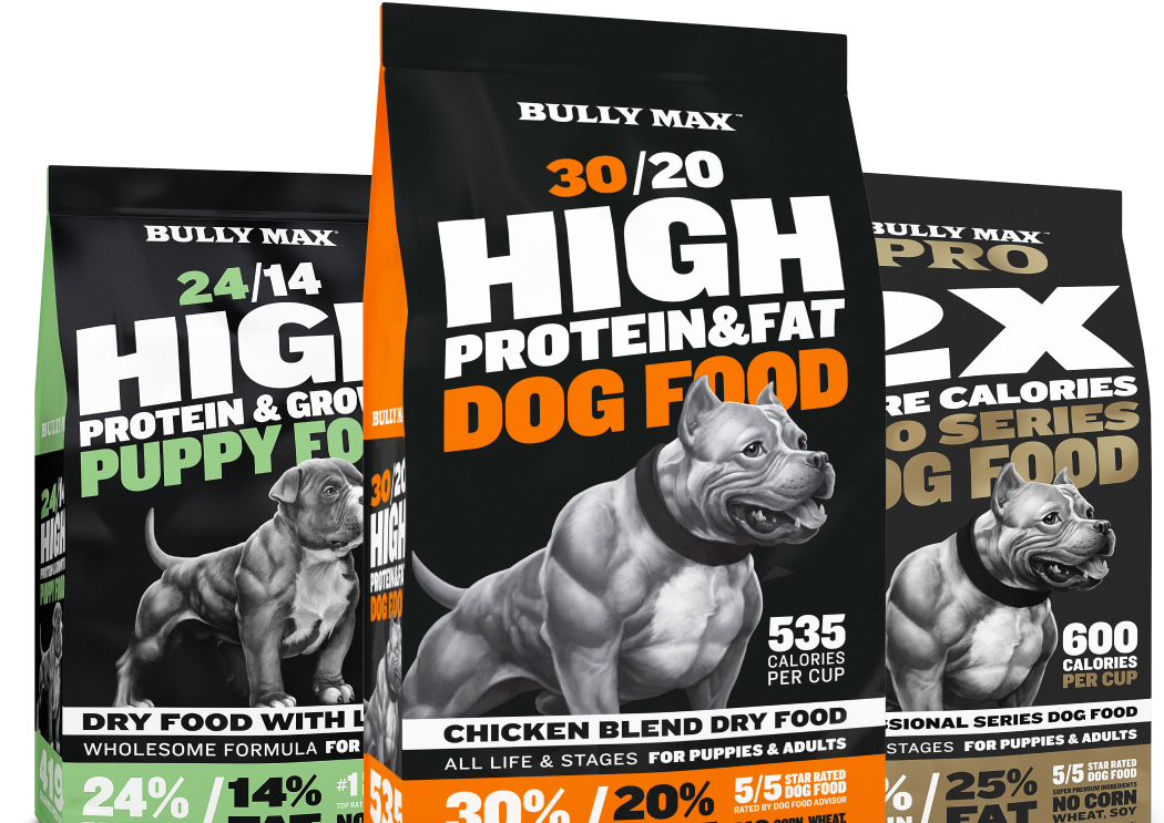 what kind of dog food to feed american bully pit