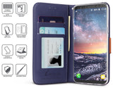 MAGNETIC FLAP WALLET CASE STAND + LANYARD STRAP FOR SAMSUNG GALAXY S9 Plus, S9+