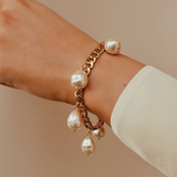 Pearl chain bracelet