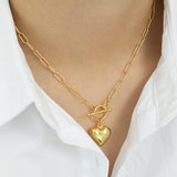 Heart Necklace gold 