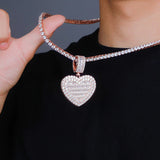 platinum heart necklace 