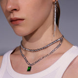 Platinum Rhinestone necklace 