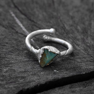 Natural Fire Opal Handmade Ring