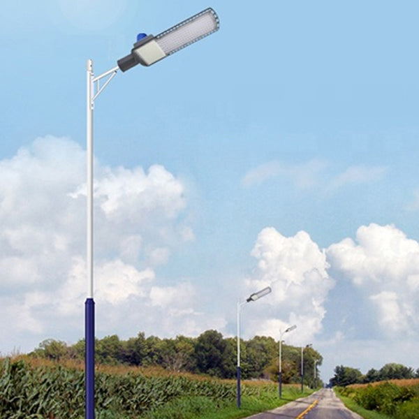 Pack lampadaire complet 6 mètres : Lampe Série NIGHT 150 Watts 3000k + Mât STANDARD 6 mètres