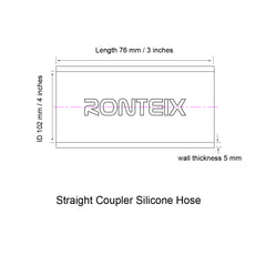 silicone hose straight coupler