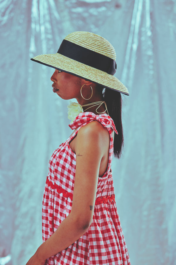 Mia, Wheat Straw Hat