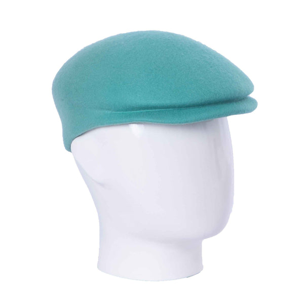 Poorboy, Wool Felt Hat, Aqua