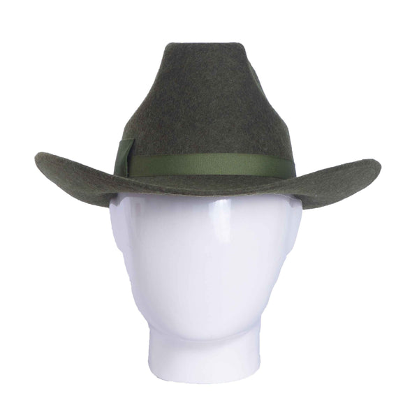 Willow, Wool Felt Cowboy Hat, Olive