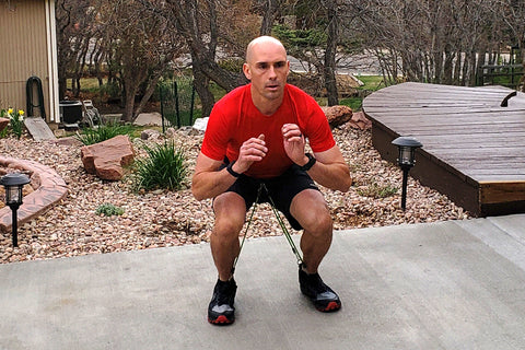 Robert Killian Using WearBands as Home Workout Equipment