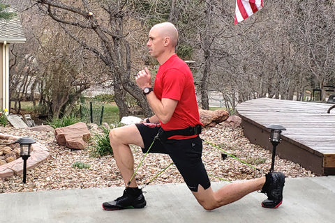 Robert Killian Using WearBands as Home Workout Equipment