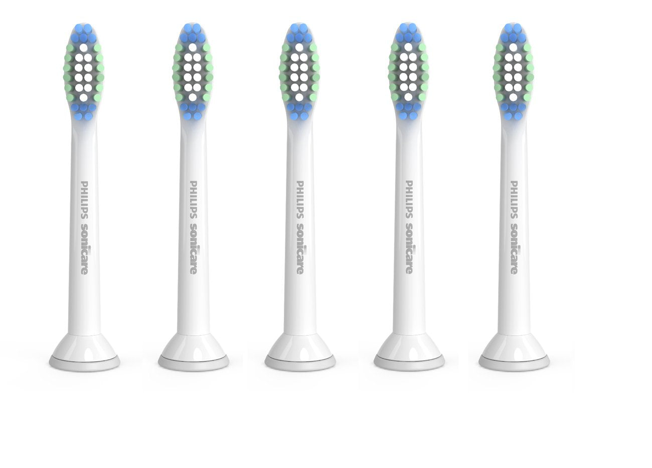 Genuine Philips Sonicare C1 Simply Clean Replacement Toothbrush Heads, 5 Pack, HX6015/03
