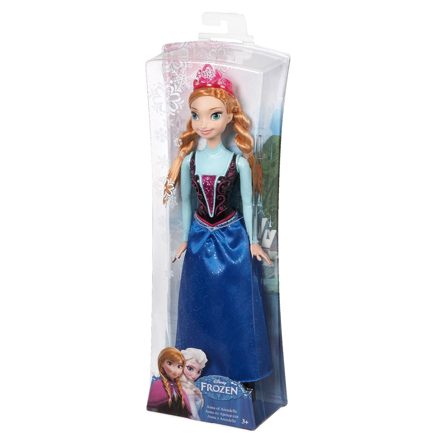 mattel disney frozen sparkle princess elsa doll