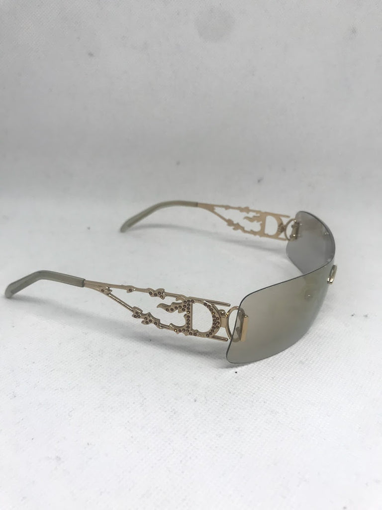 dior rhinestone sunglasses