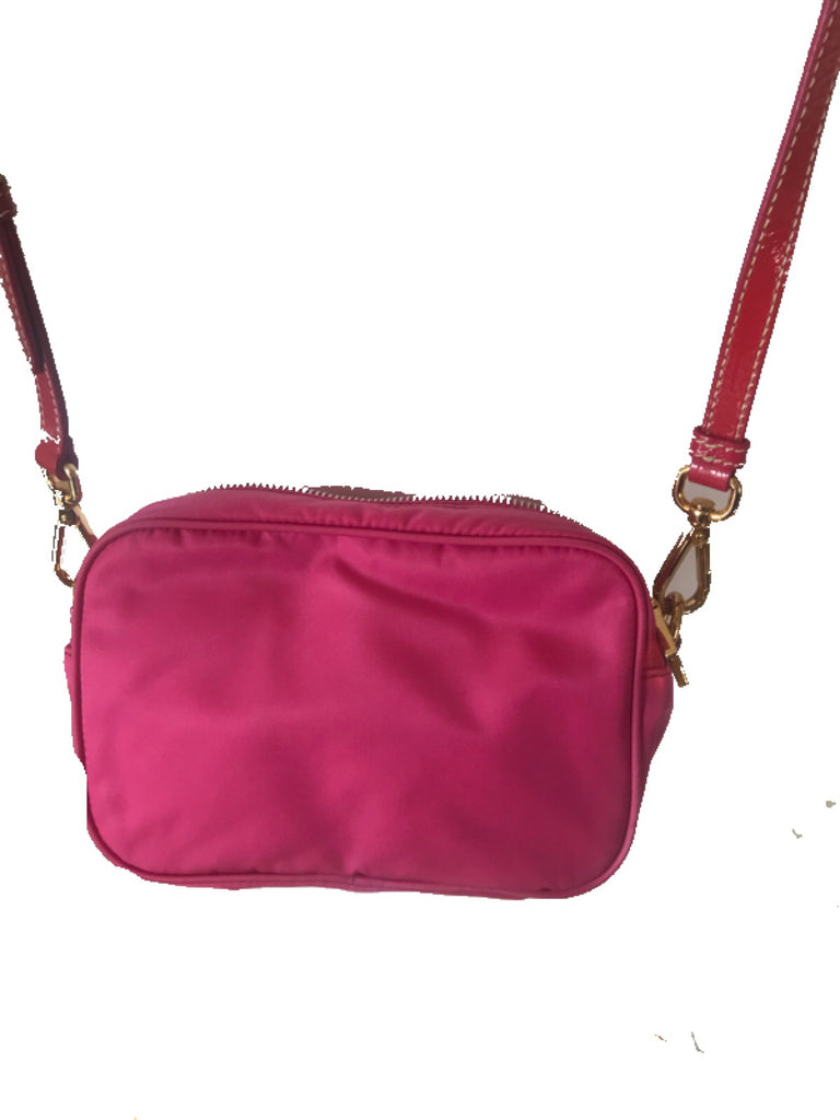 prada pink camera bag