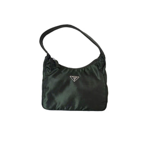 green prada bag