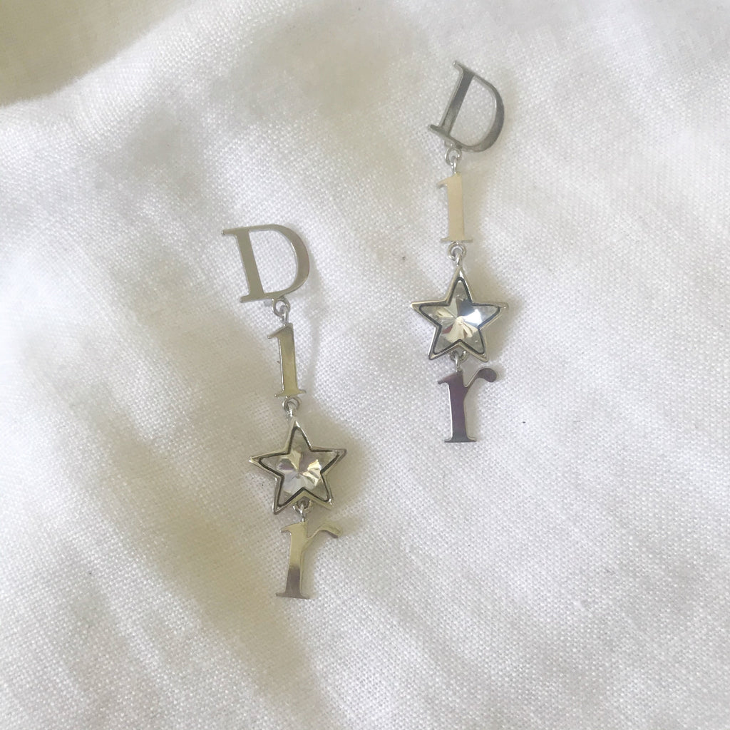 dior earrings star