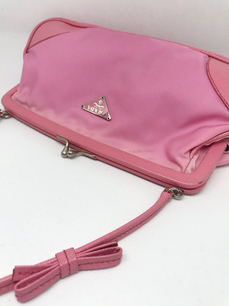 vintage pink prada purse