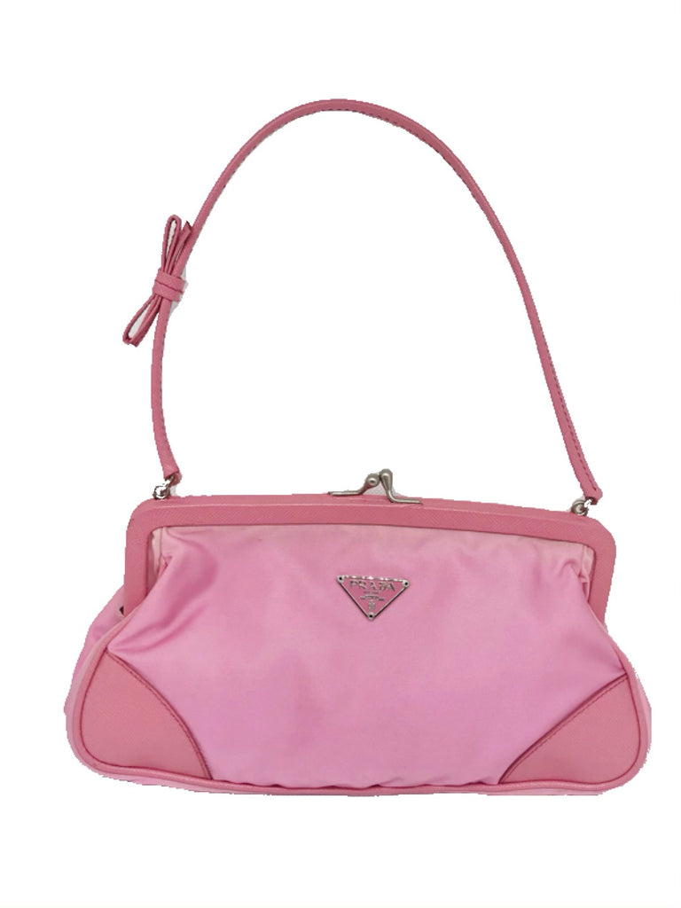 PRADA - PINK MINI BOW BAG – Serious Vintage