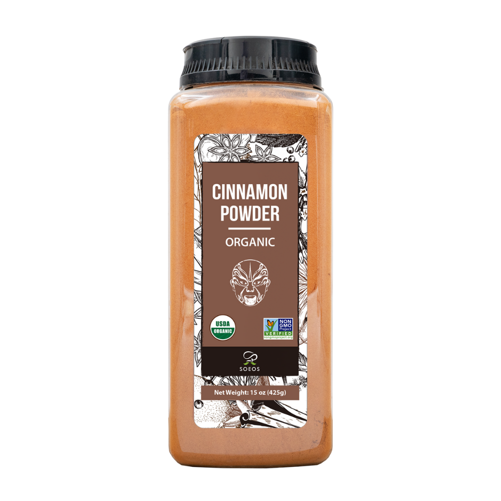 Soeos Organic Cinnamon Powder 15oz