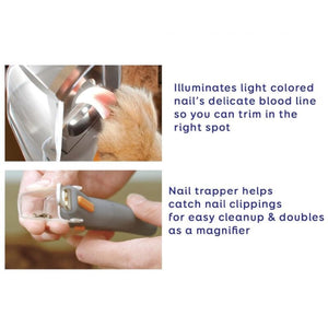 lighted dog nail clippers