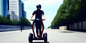 Segway electric scooter - useful vehicle 