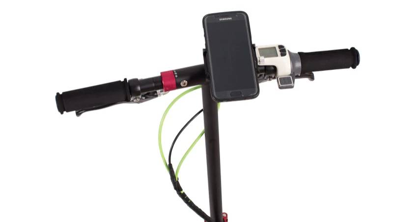 electric scooter phone holder