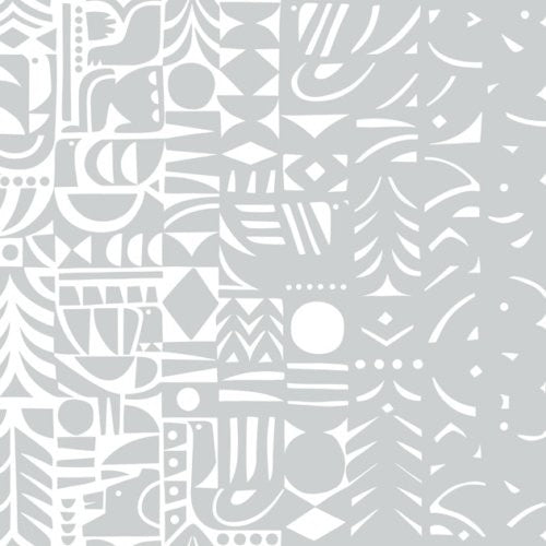 Marimekko Yon Varjo Gray And Off-White Wallpaper | DecoratorsBest