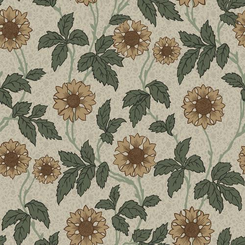 A-Street Prints Leilani White Floral Wallpaper