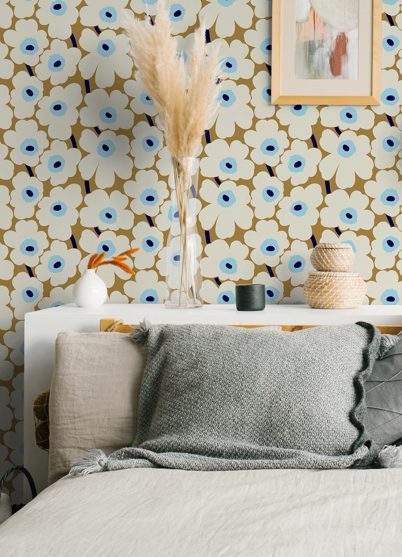 Brewster Home Fashions Pieni Unikko Peel & Stick Beige Wallpaper |  DecoratorsBest