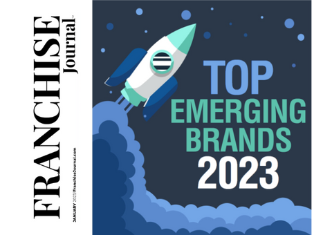 Franchise Journal Top Emerging Brands 2023 logo