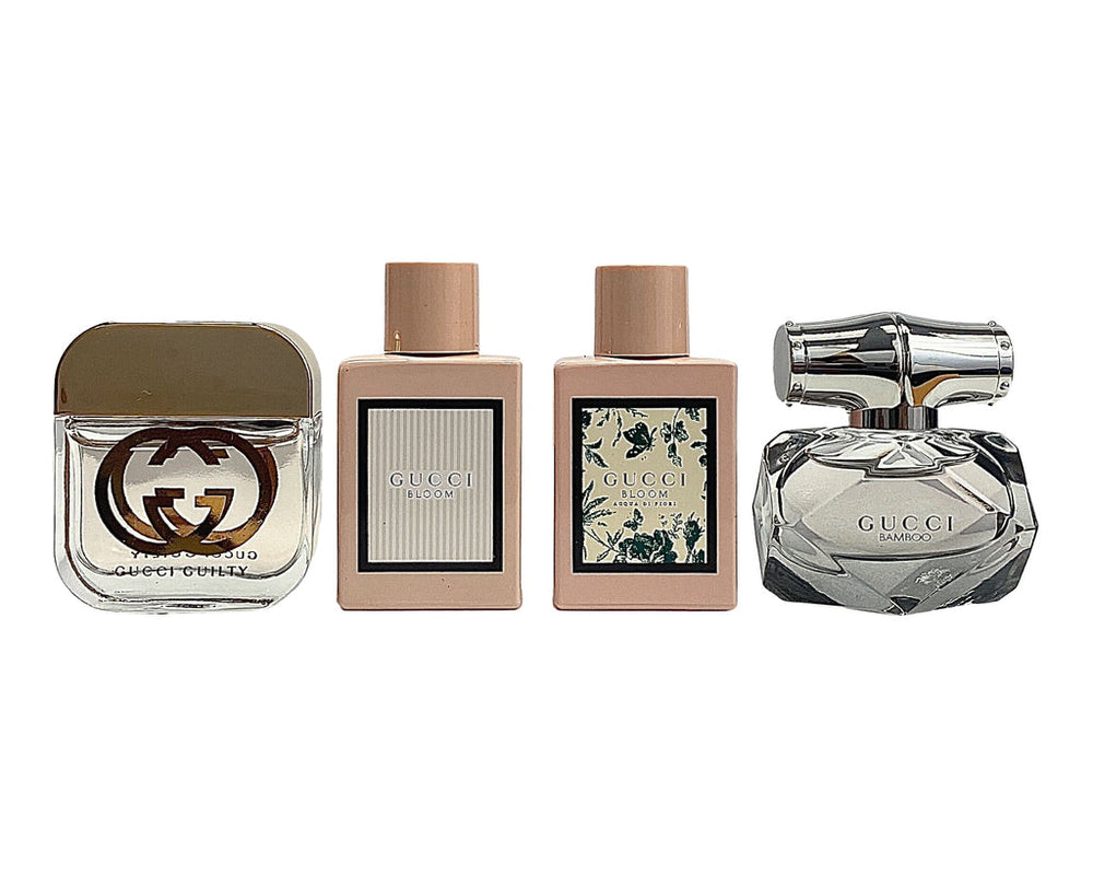 Gucci Miniature Gift Set 4 x 5ml (WHITE BOX) – The Fragrance Shop Inc