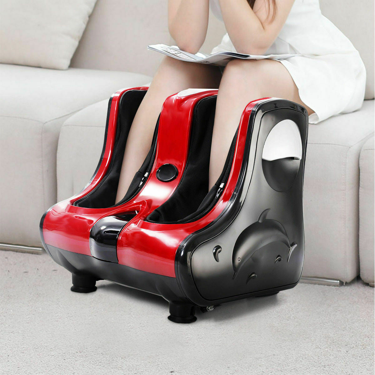 foot and leg massager with heat