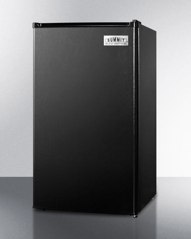 Summit 19" Wide Refrigerator-Freezer With Auto Defrost And Black Exterior ADA Compliant