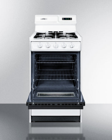 Summit 20" Wide Gas Range