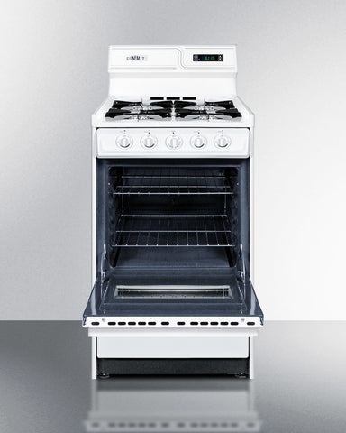 Summit 20" Wide Gas Range