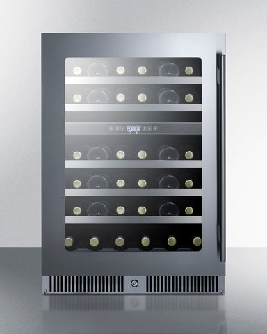 Summit 24" Wide Built-In Dual-Zone Wine Cellar