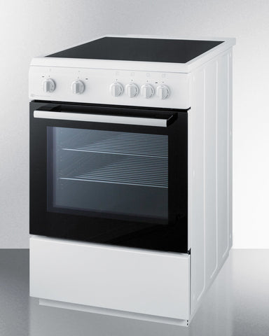 Summit 24" Wide Smooth Top Electric Range