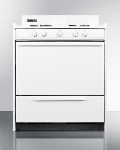 Summit 30" Wide Gas Range