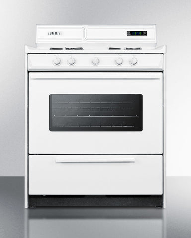 Summit 30" Wide Gas Range