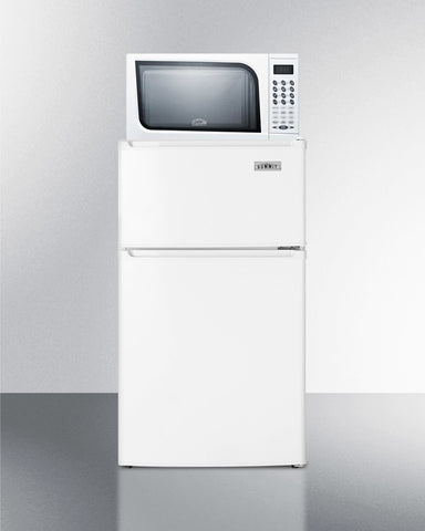 Summit Refrigerator-Freezer-Microwave Combination Unit With Cycle Defrost