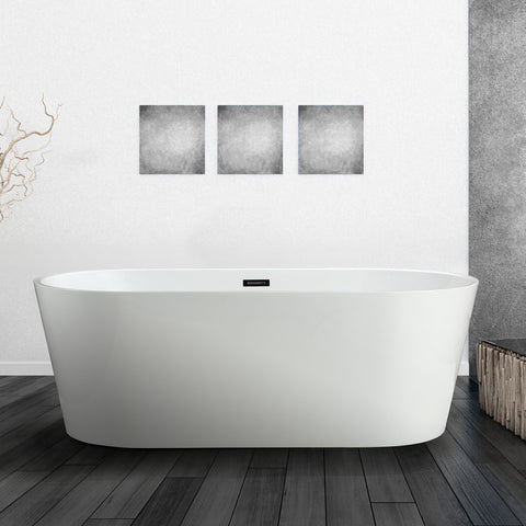 Vinnova Lumina Freestanding Acrylic Soaking Bathtub
