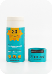 Mineral sunscreen stick for kids 30 SPF - reef safe sunscreen - reef friendly sunscreen  - ATTITUDE