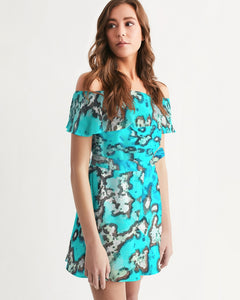 Barrier Reef Women's Off-Shoulder Dress