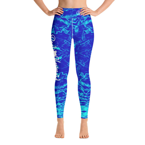 Royal Mermaflage Yoga Leggings