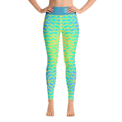 Yellow Tail jaysgaragellc Yoga Leggings