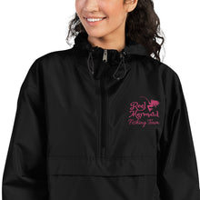 Load image into Gallery viewer, Embroidered jaysgaragellc Fishing Team Champion Packable Jacket